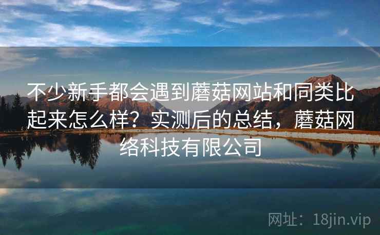 不少新手都会遇到蘑菇网站和同类比起来怎么样?实测后的总结,蘑菇网络科技有限公司 第2张 不少新手都会遇到蘑菇网站和同类比起来怎么样?实测后的总结,蘑菇网络科技有限公司 第2张