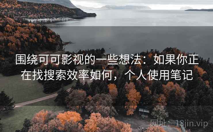 围绕可可影视的一些想法：如果你正在找搜索效率如何，个人使用笔记