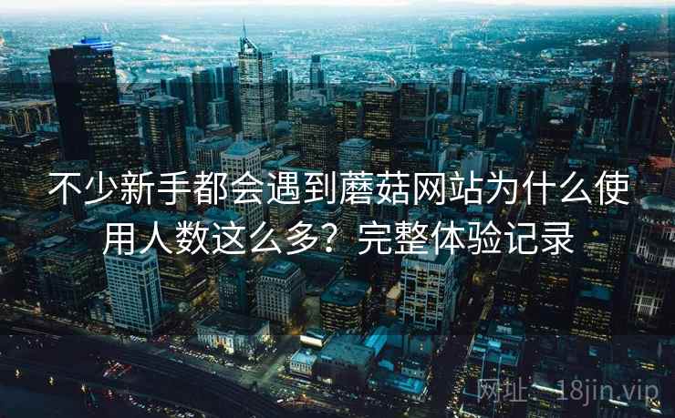 不少新手都会遇到蘑菇网站为什么使用人数这么多?完整体验记录 第2张 不少新手都会遇到蘑菇网站为什么使用人数这么多?完整体验记录 第2张