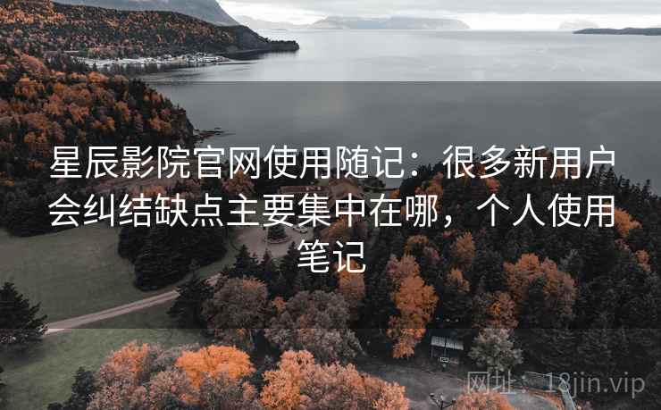 星辰影院官网使用随记:很多新用户会纠结缺点主要集中在哪,个人使用笔记